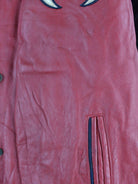 Vintage 90s Phat Farm Leder Jacke Rot 4XL (detail image 5)