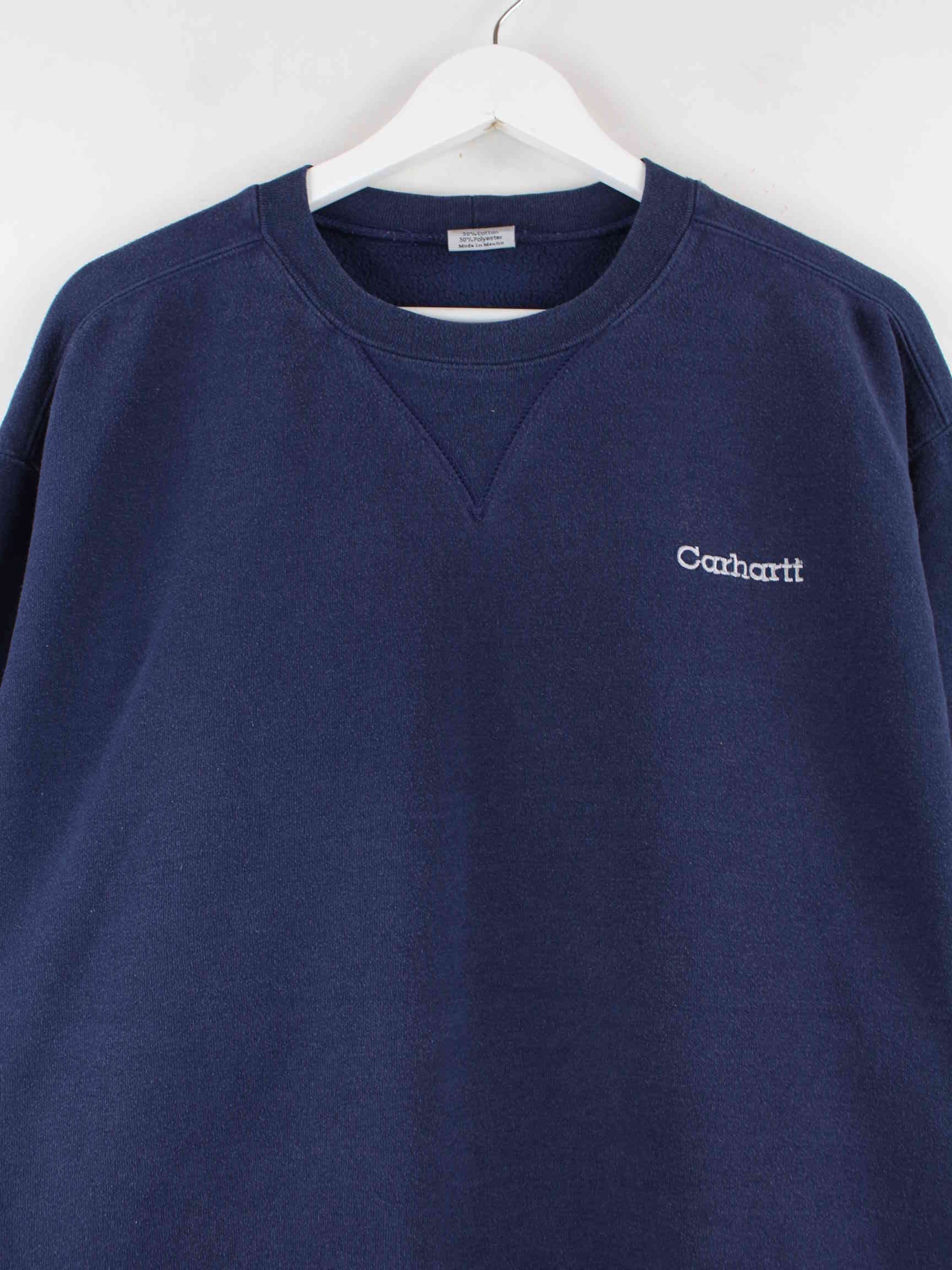 Carhartt Embroidered Sweater Blau XL (detail image 1)