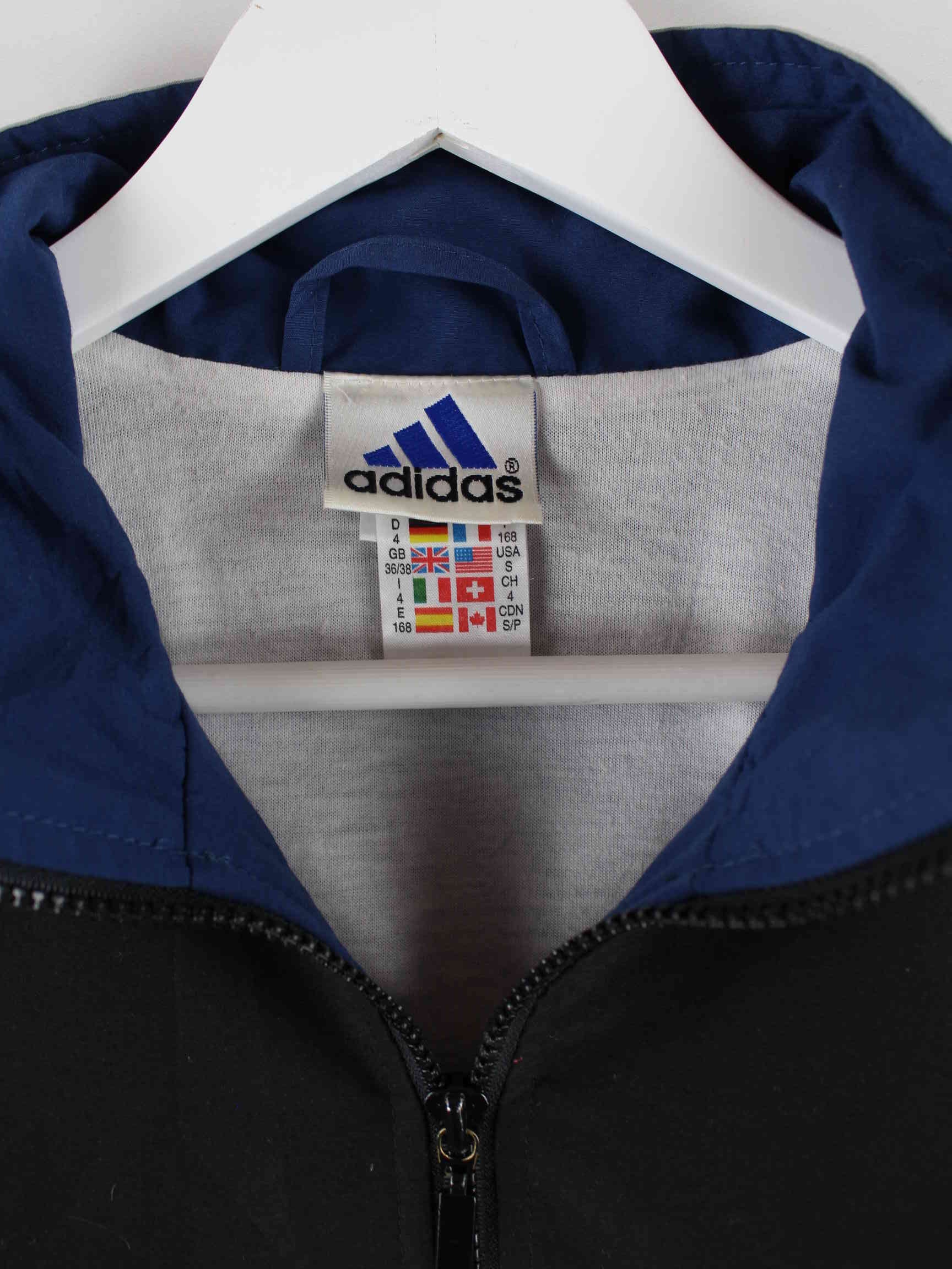 Adidas 90s Vintage Big Logo Embroidered Trainingsjacke Schwarz L (detail image 2)