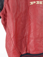 Vintage 90s Phat Farm Leder Jacke Rot 4XL (detail image 13)