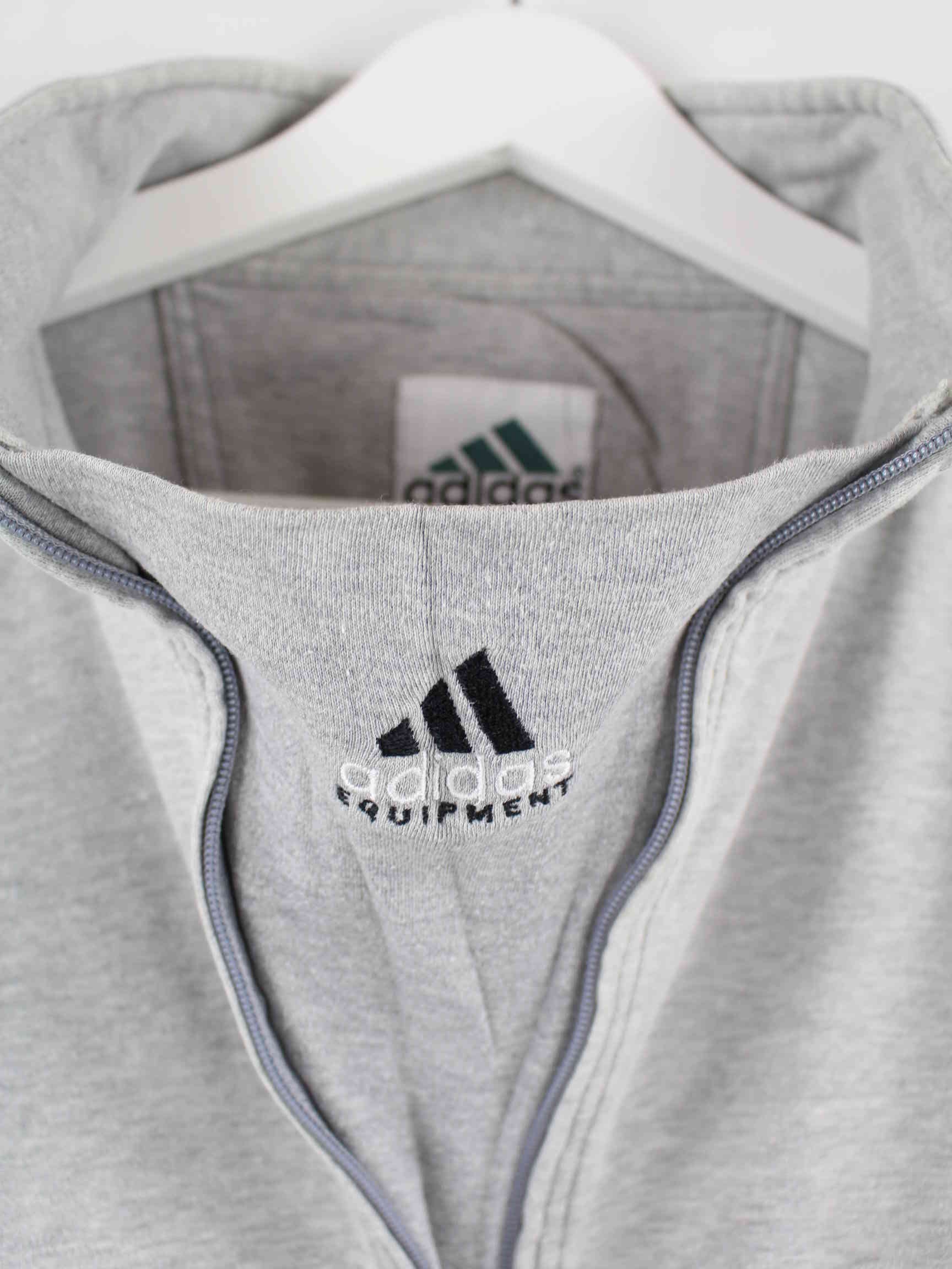 Adidas Equipment 90s Vintage Half Zip Sweatshirt Grau L (detail image 3)