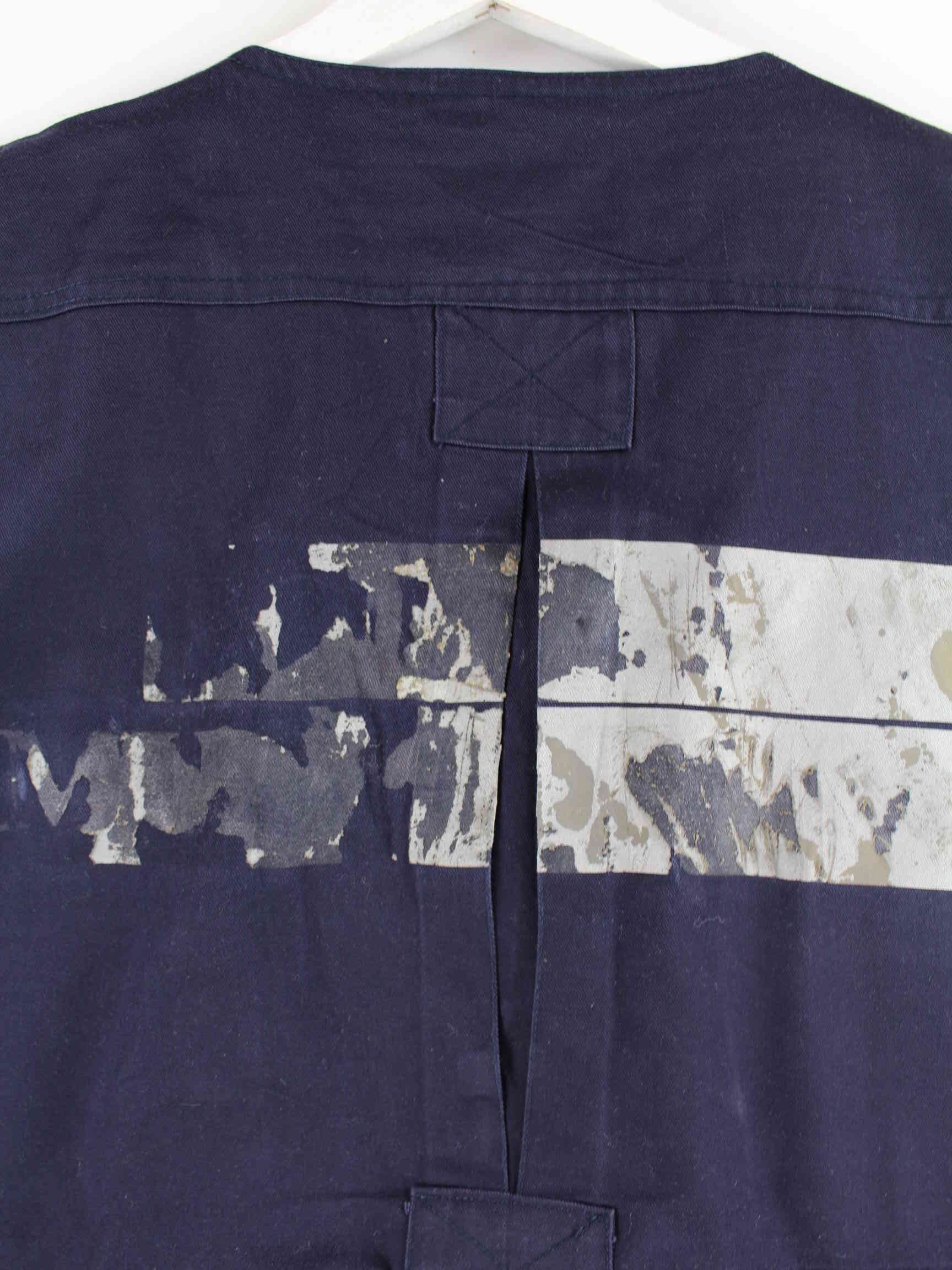 Vintage 90s Workwear Weste Blau XL (detail image 2)