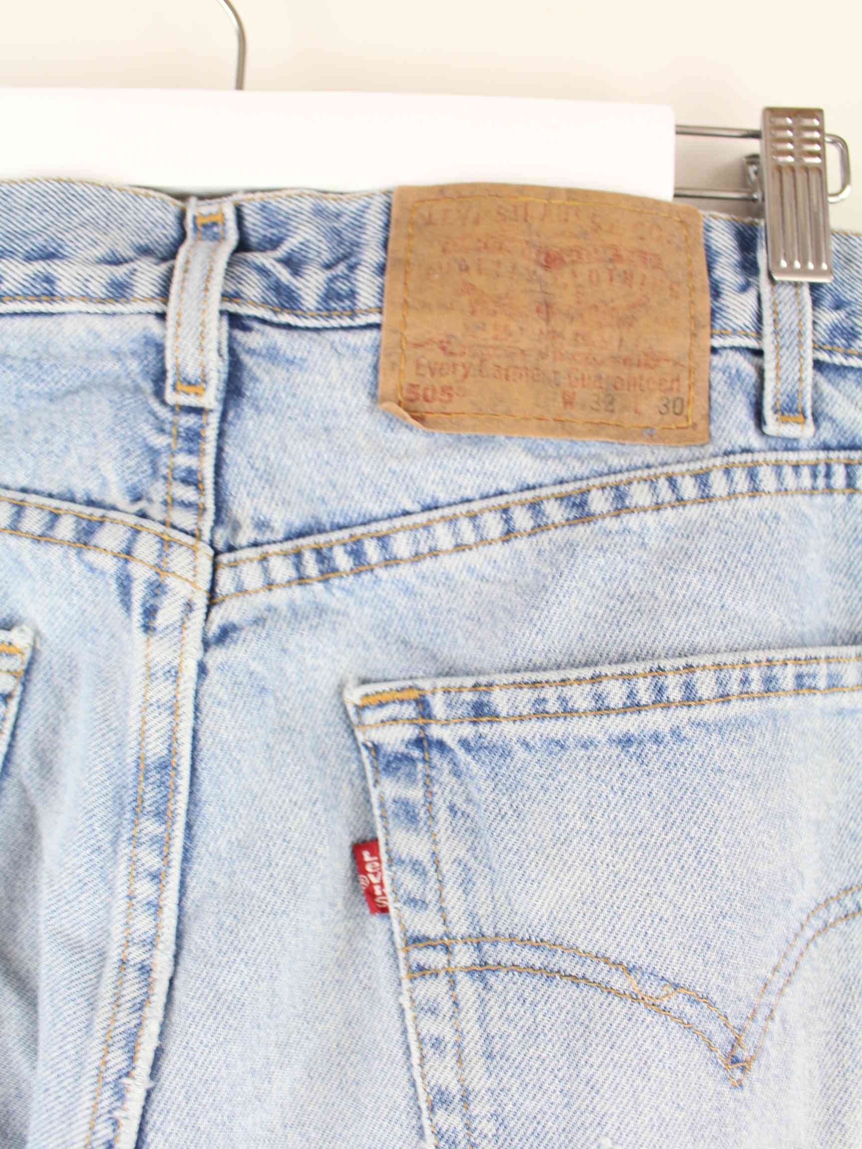 Levi's 90s Vintage 505 Jeans Blau W32 L32 (detail image 3)