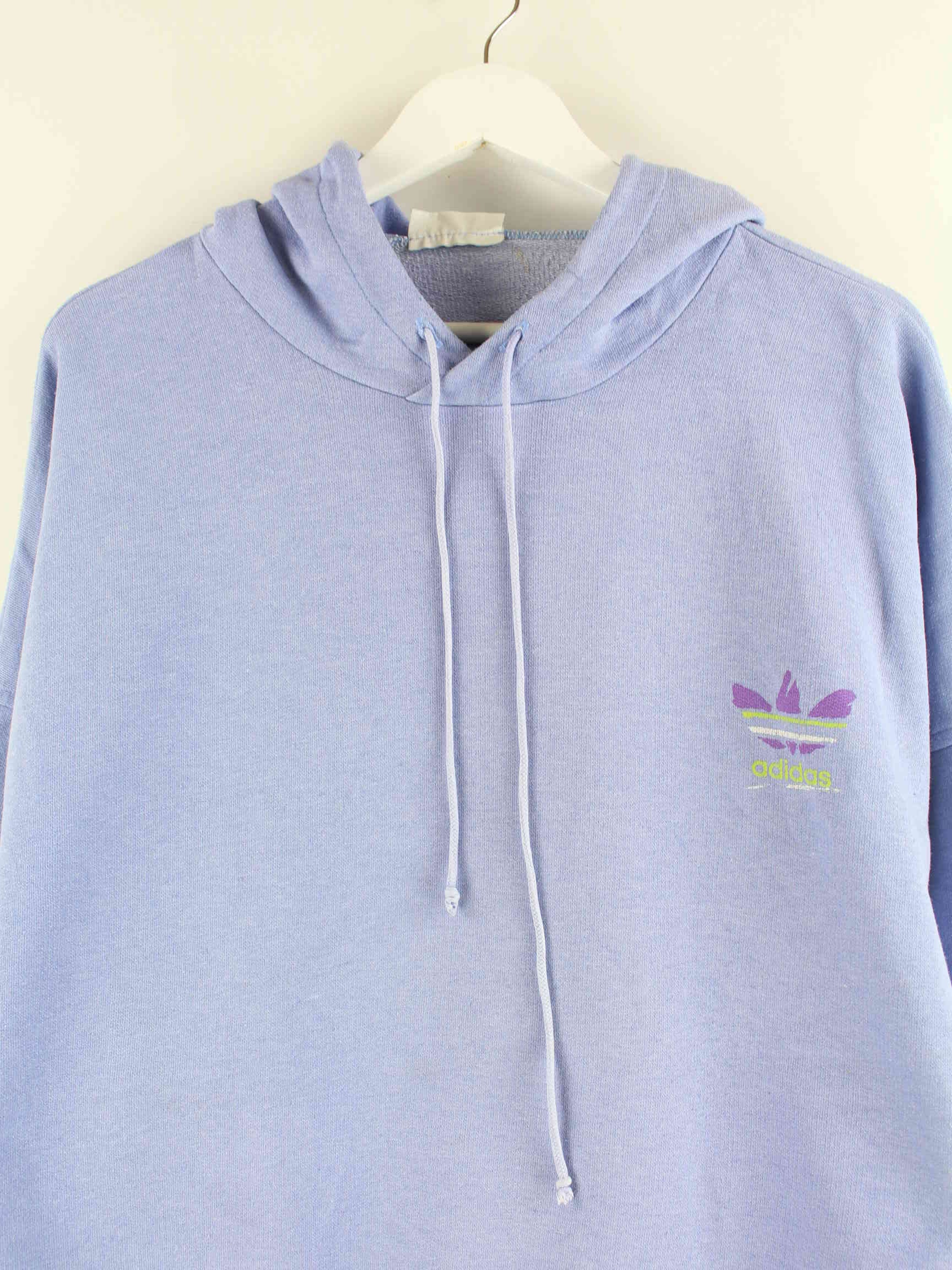 Adidas 80s Vintage Print Hoodie Blau XL (detail image 1)