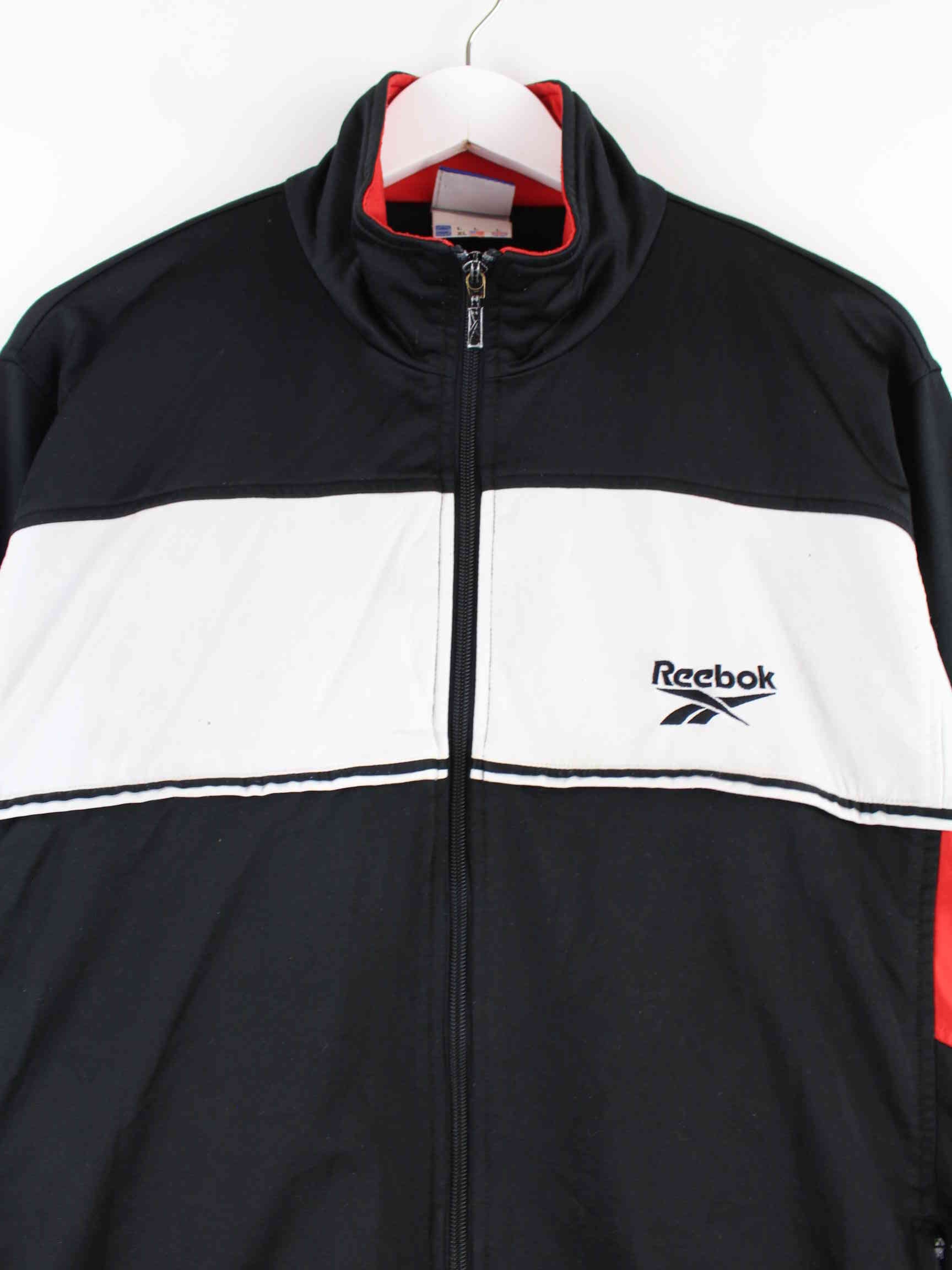 Reebok 00s Embroidered Trainingsjacke Schwarz L (detail image 1)