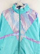 Vintage 80s Crazy Pattern Trainingsjacke Türkis L (detail image 1)