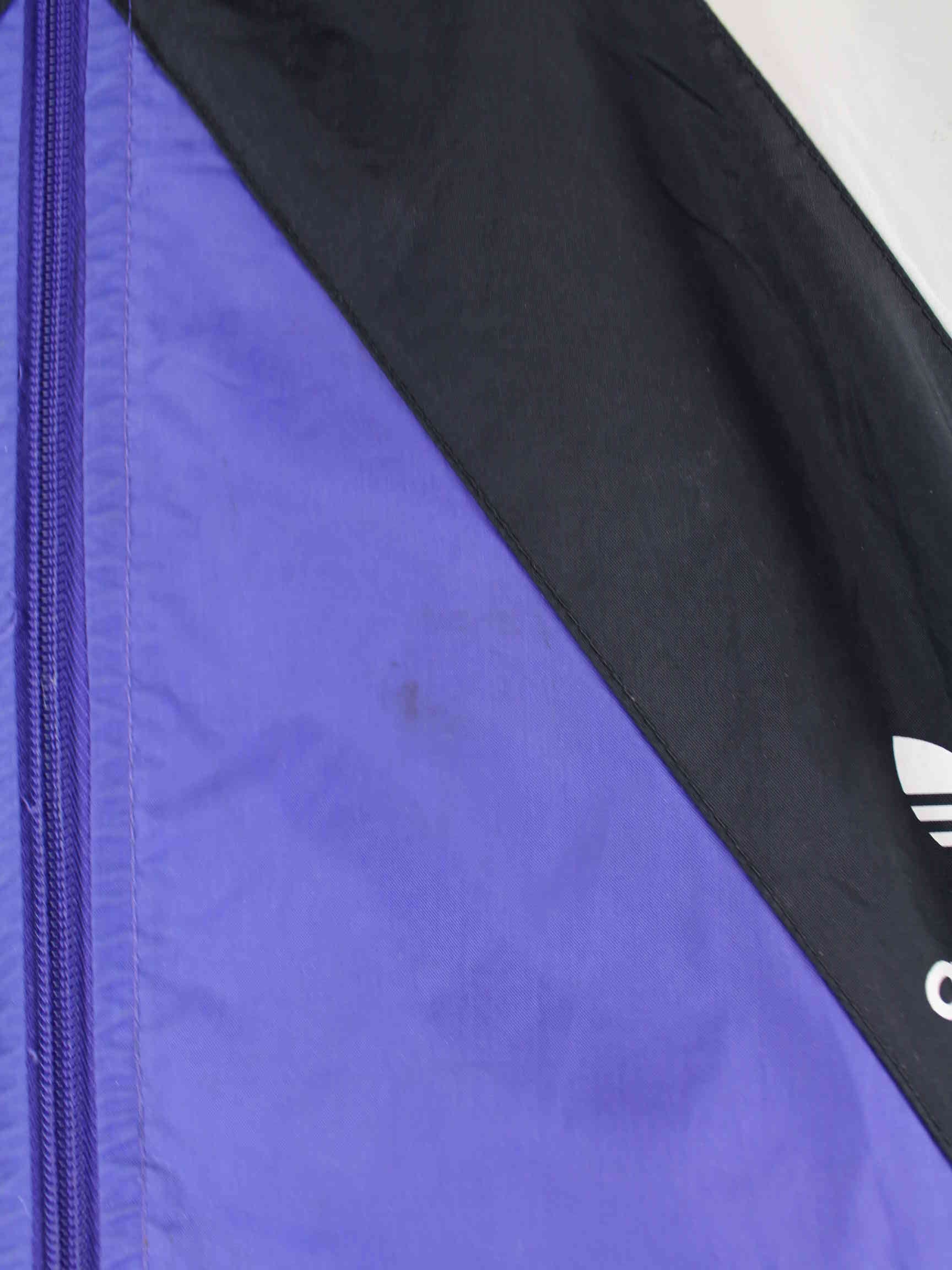 Adidas 80s Vintage Regen Jacke Lila L (detail image 6)