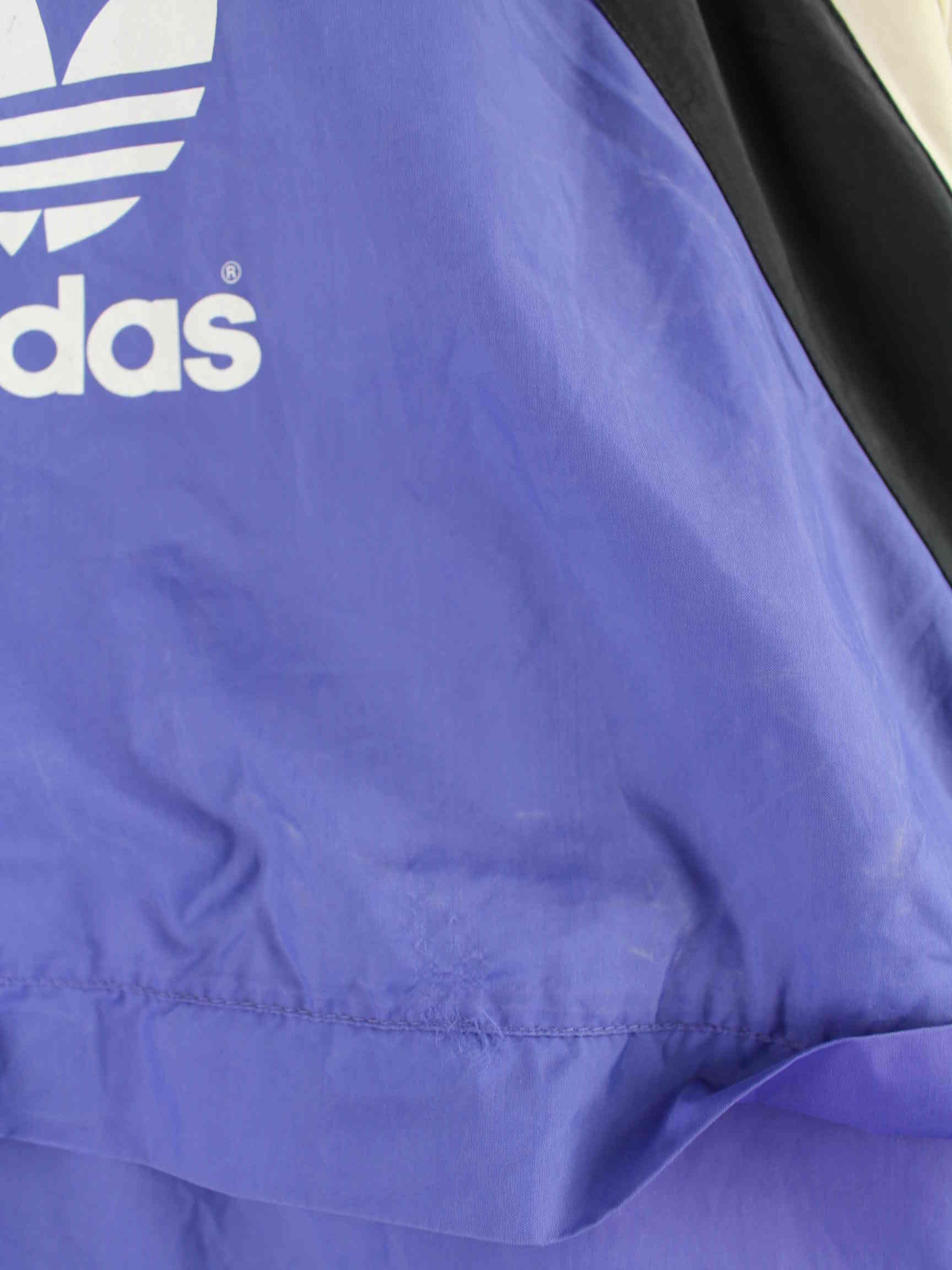 Adidas 80s Vintage Regen Jacke Lila L (detail image 17)