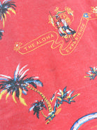 Rip Curl 00s Pattern Hawaii Hemd Rot M (detail image 3)