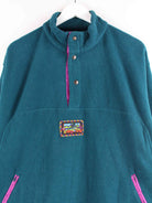 Vintage 90s Fleece Sweater Grün XL (detail image 1)