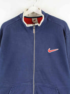 Nike 90s Vintage Big Swoosh Embroidered Sweatjacke Blau S (detail image 1)