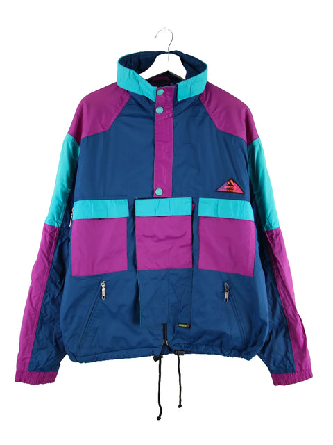 Aesse 90s Vintage Ski Jacke Türkis XS