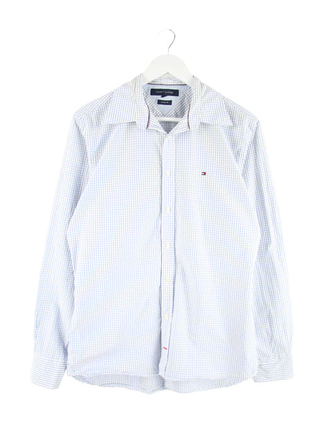 Tommy Hilfiger Stripe Custom Fit Hemd Weiß M