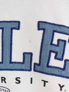 Vintage 90s Yale University Print Sweater Weiß XS (detail image 2)