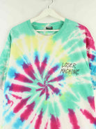 Vintage Loser Print Tie Dye T-Shirt Mehrfarbig XL (detail image 1)