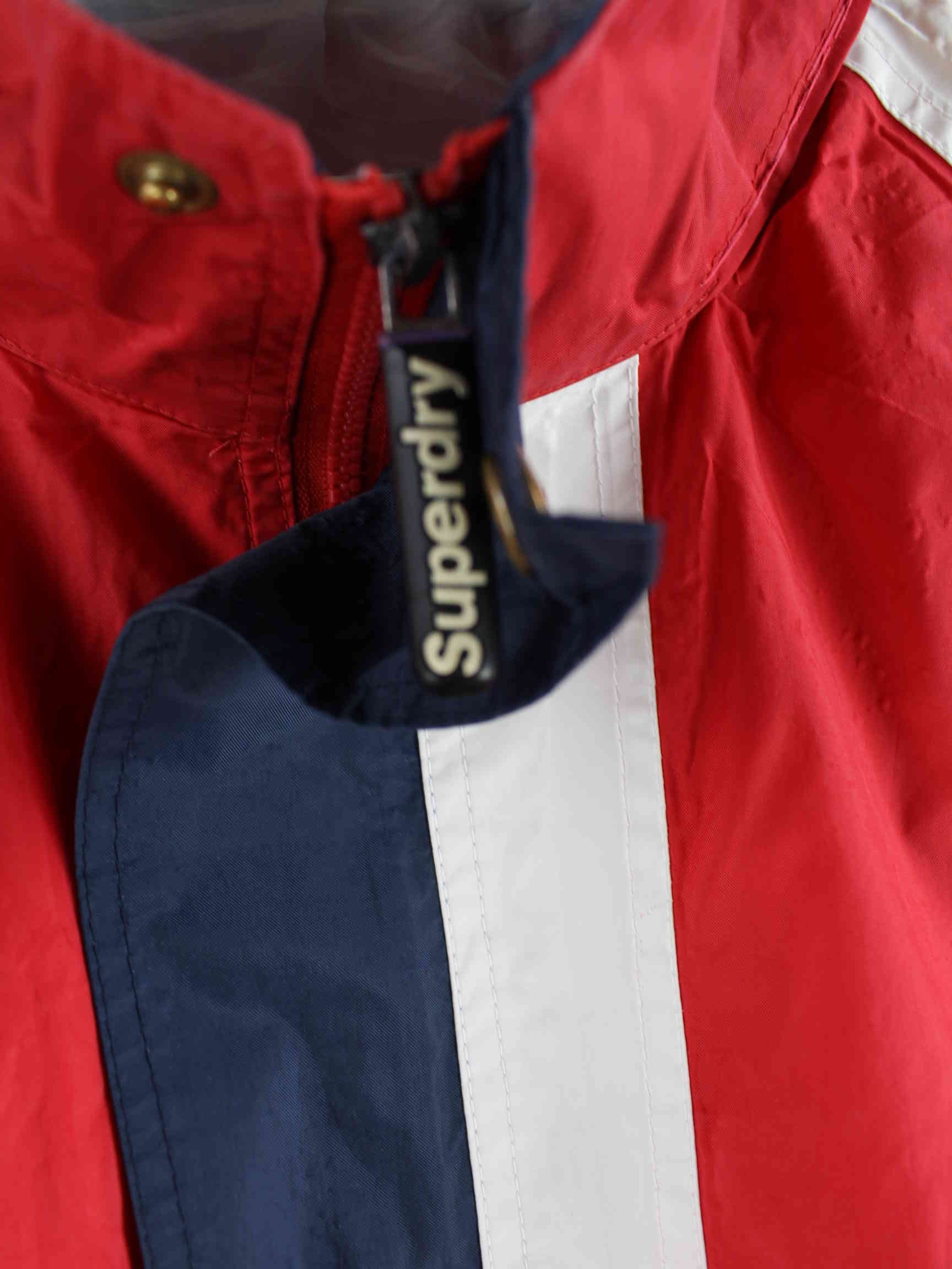 Vintage 90s Vintage Regen Jacke Rot XL (detail image 2)