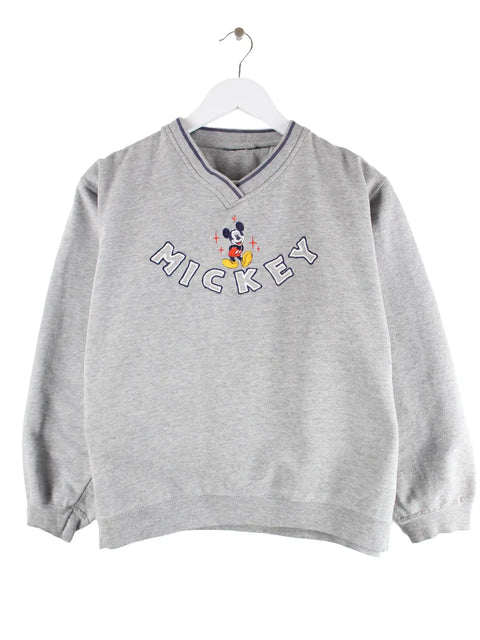 Disney Damen Micky Maus Sweater Grau XS