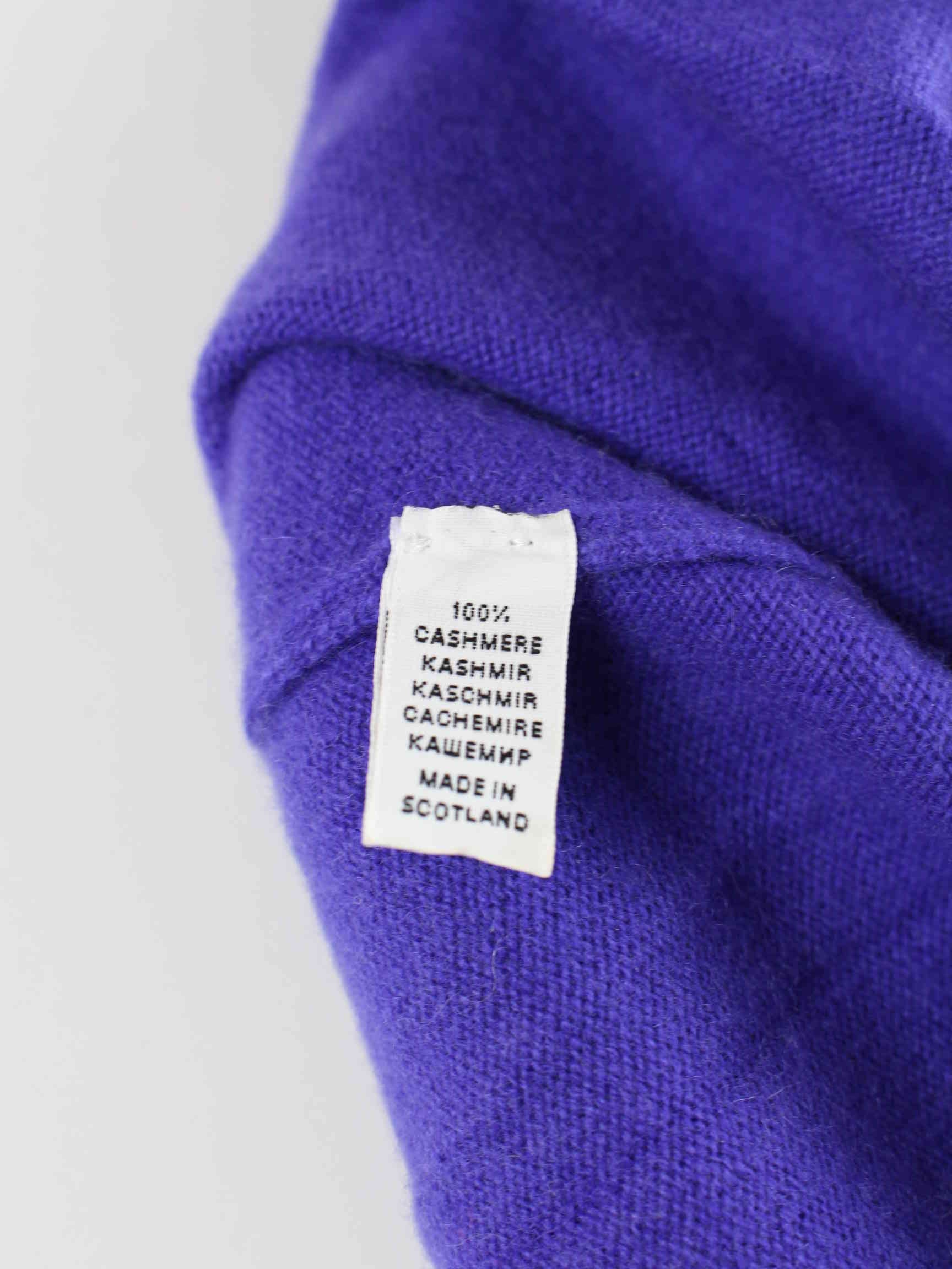 Ballantyne Damen 100% Kaschmir Pullover Lila M (detail image 3)