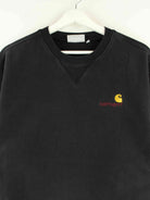 Carhartt y2k Embroidered Heavy Cotton Sweater Schwarz S (detail image 1)