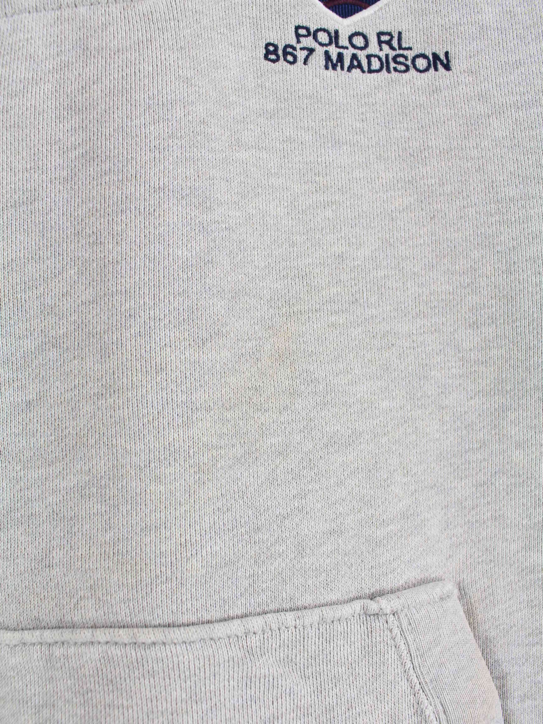 Ralph Lauren Embroidered Hoodie Grau M (detail image 5)