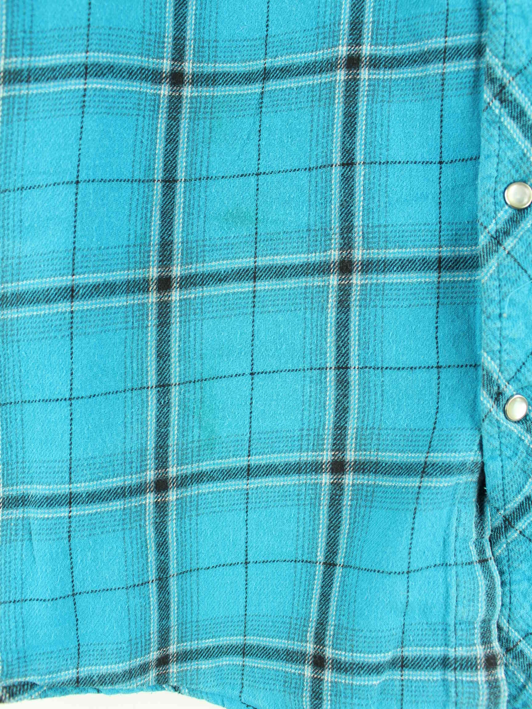 Wrangler Flanell Hemd Türkis L (detail image 2)