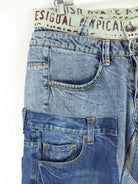 Desigual Crazy Patchwork Jeans Blau W34 L34 (detail image 3)