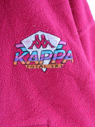 Kappa 80s Vintage Half Zip Fleece Sweater Pink M (detail image 3)