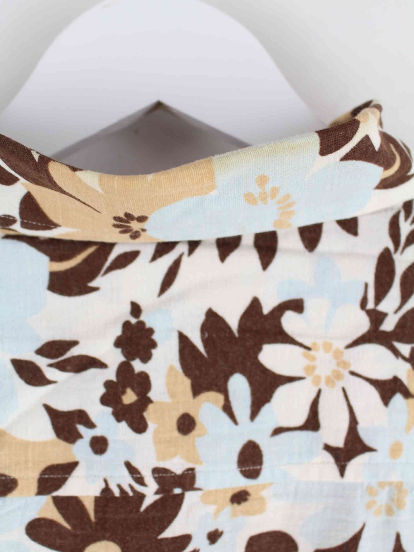 Vintage Flower Pattern Hemd Mehrfarbig M (detail image 3)