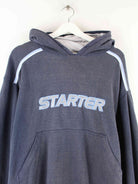 Starter 90s Vintage Embroidered Logo Hoodie Blau S (detail image 1)