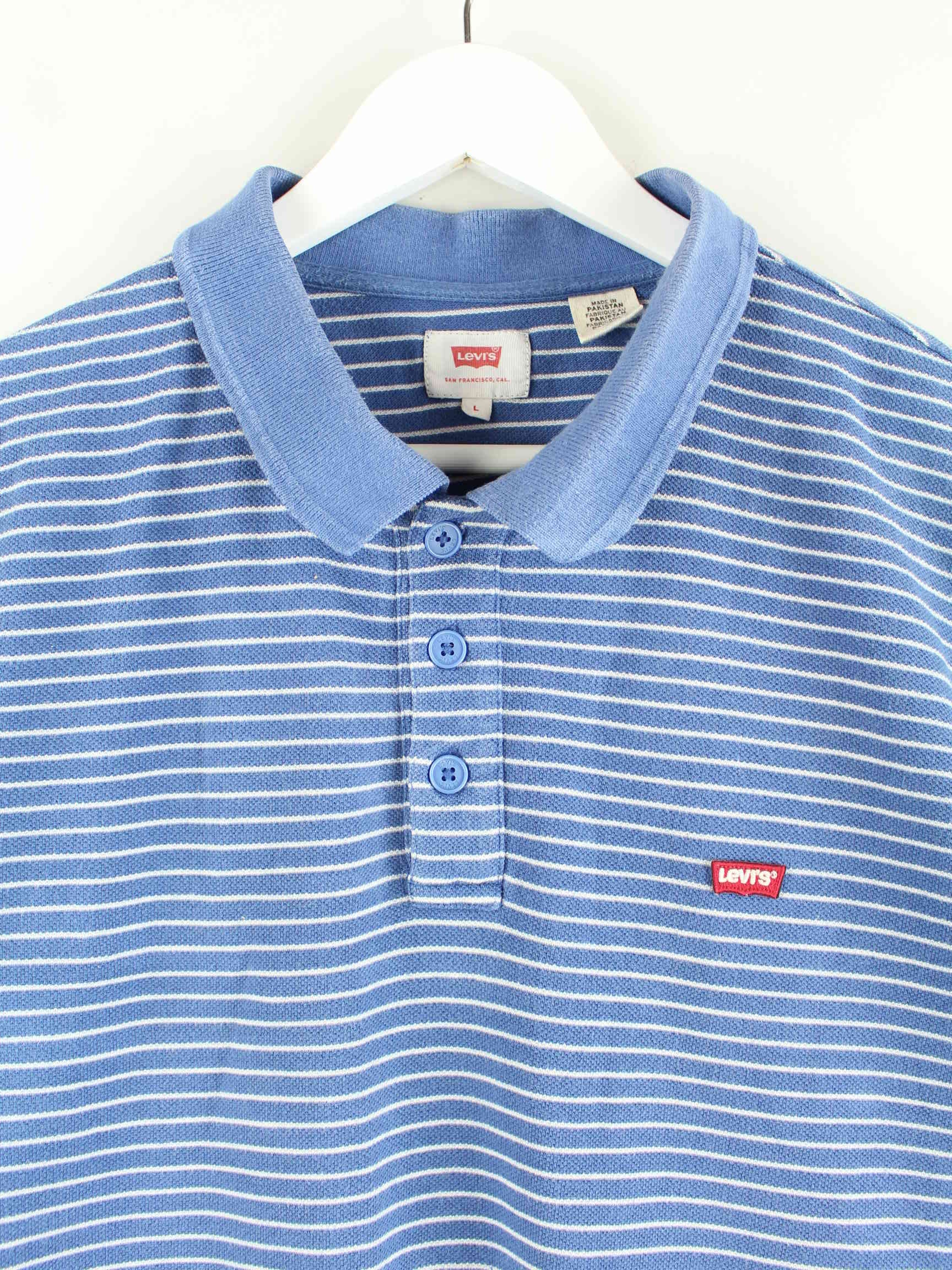 Levi's Gestreiftes Polo Blau L (detail image 1)