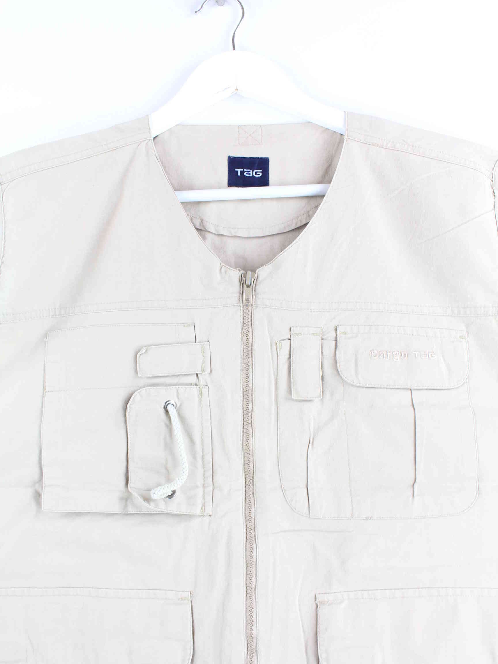 Vintage Weste Beige L (detail image 1)