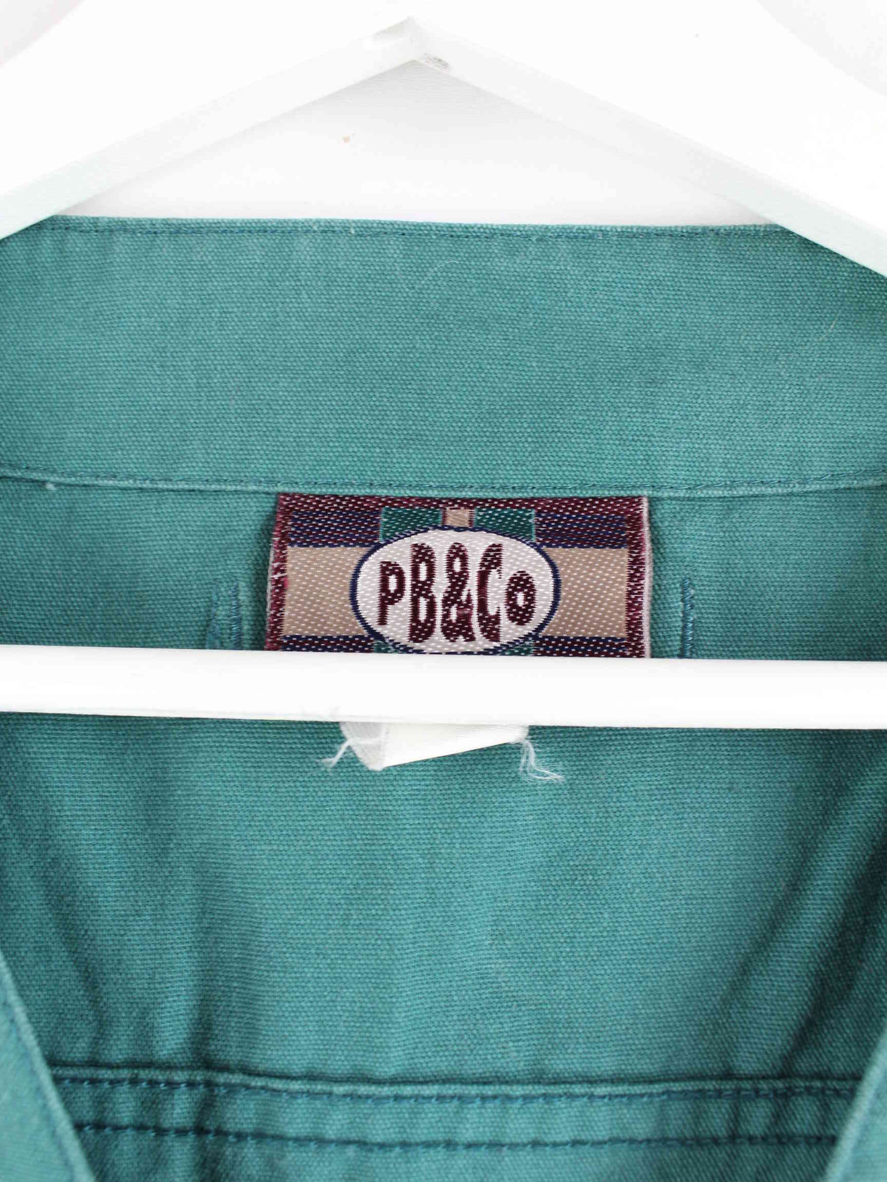 Vintage 90s PB & Co Weste Grün M (detail image 2)