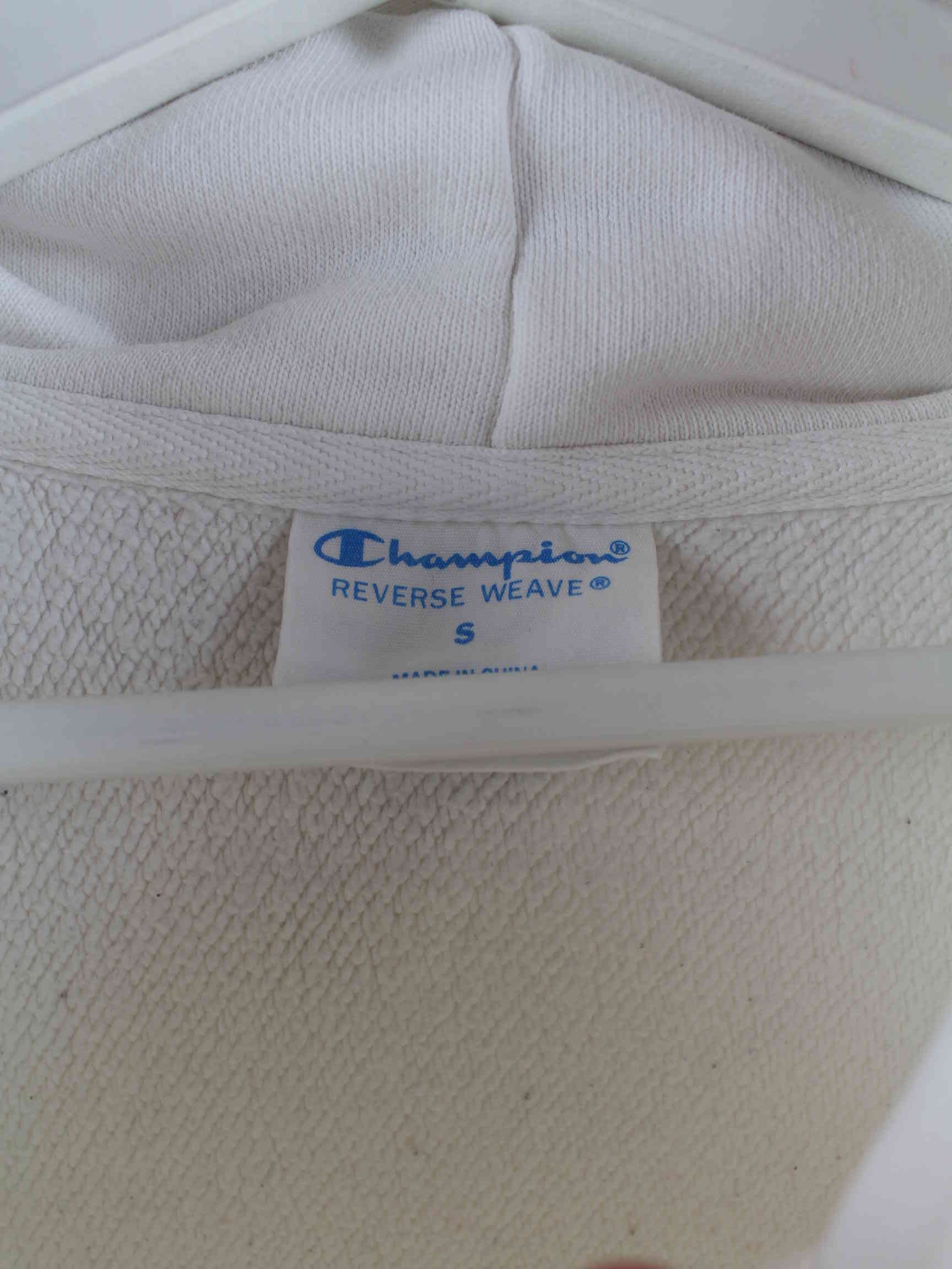 Champion y2k Reverse Weave Hoodie Weiß S (detail image 2)