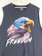 Vintage Freedom Print Tank Top Grau XXL (detail image 1)