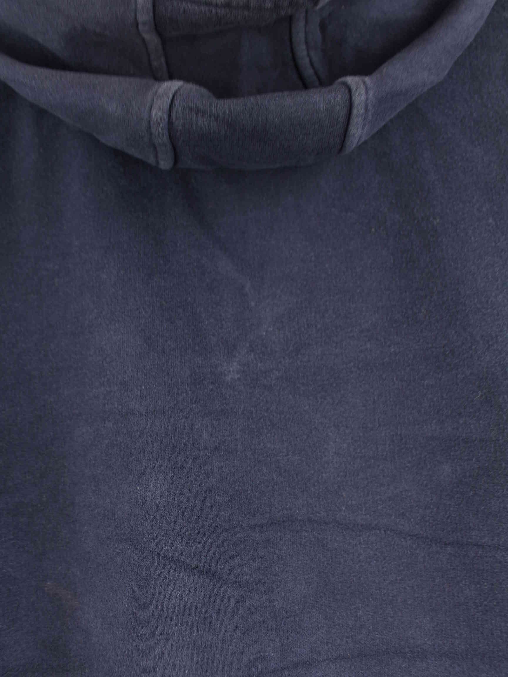 Nike 90s Vintage Embroidered Big Swoosh Hoodie Blau L (detail image 3)