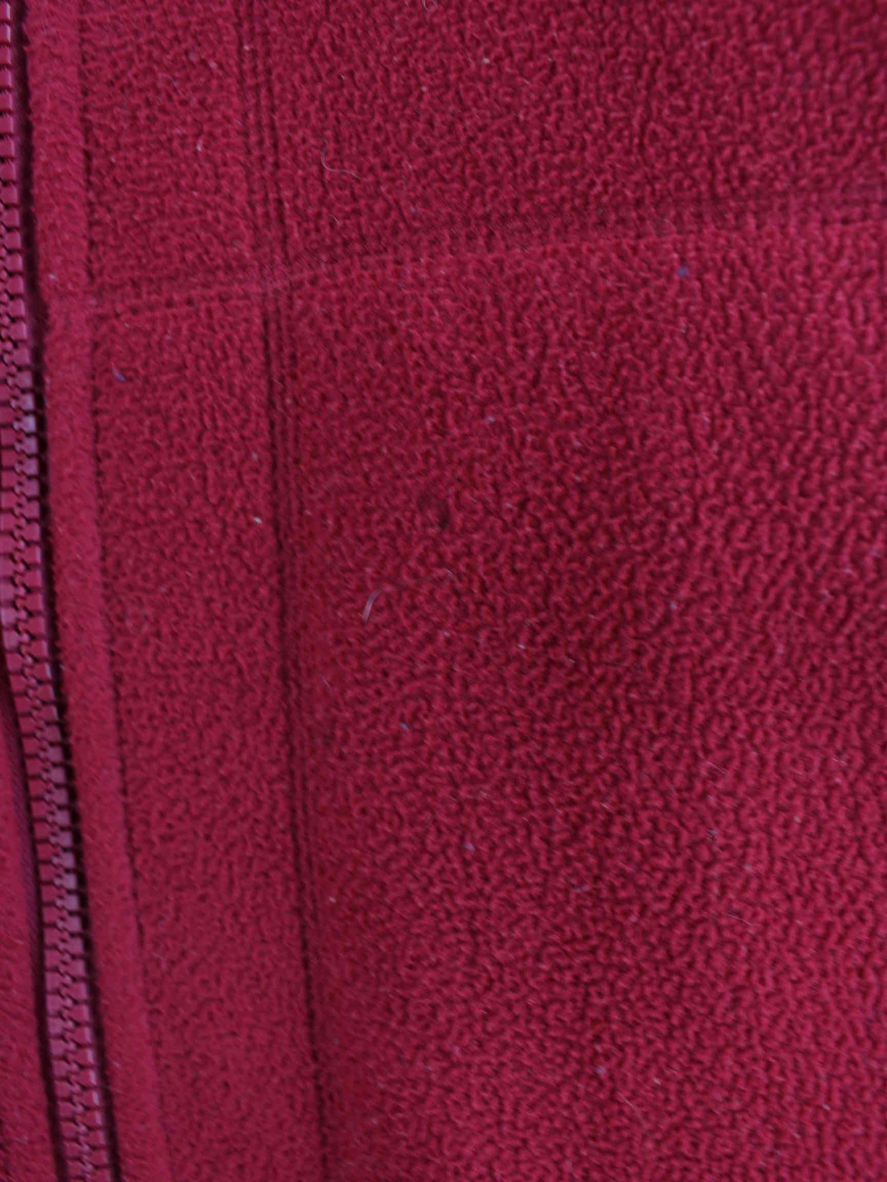 Vintage y2k Fleece Jacke Rot XXL (detail image 2)