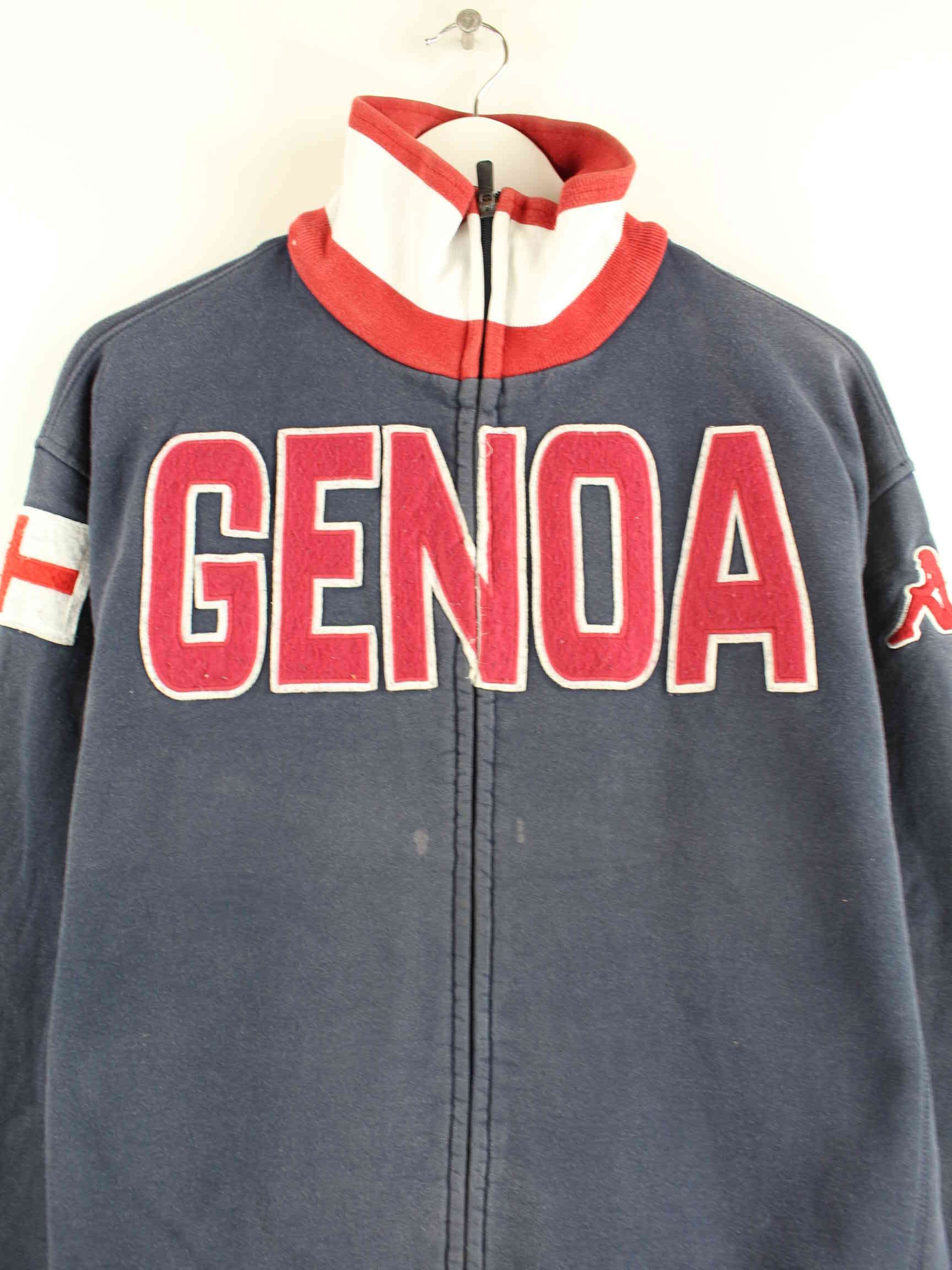 Kappa y2k Genoa Embroidered Sweatjacke Blau L (detail image 1)