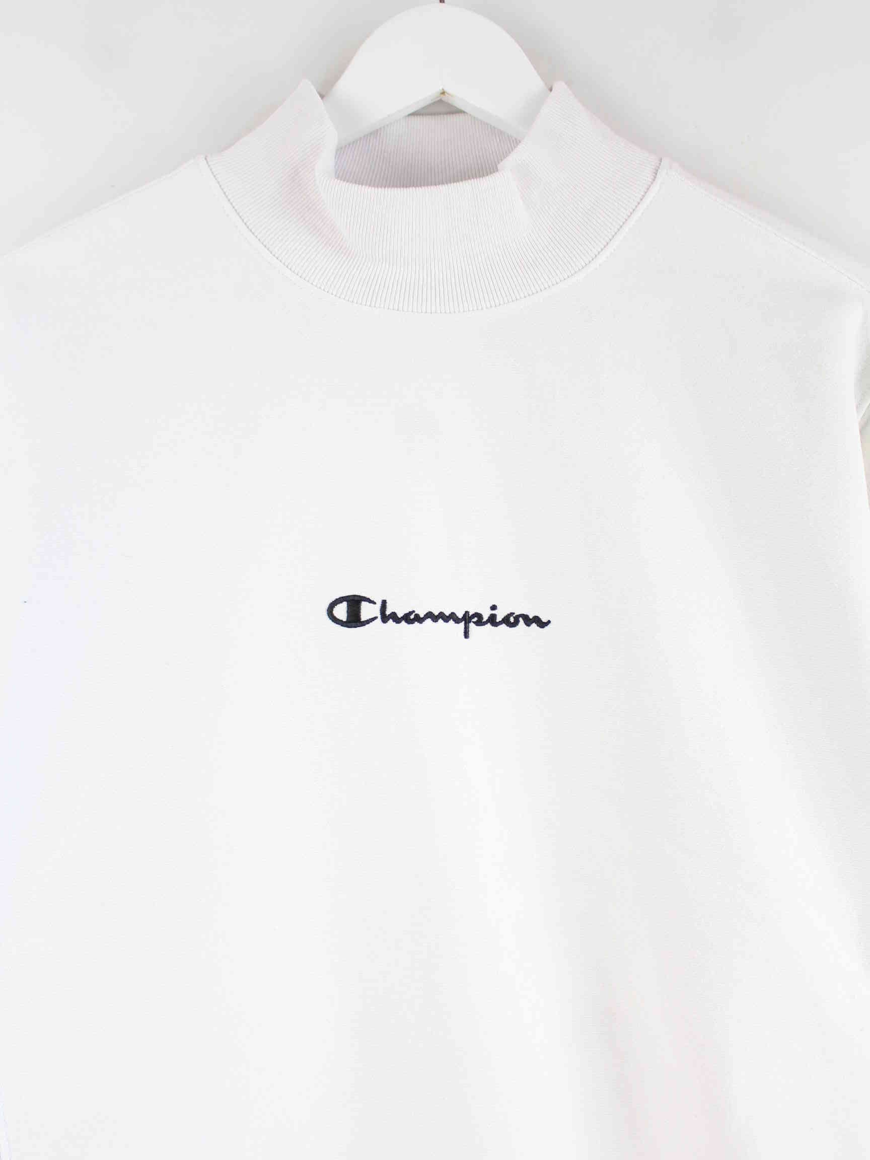 Champion Reverse Weave Embroidered Sweater Weiß S (detail image 1)