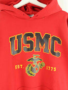 Gildan USMC Print Hoodie Rot L (detail image 1)