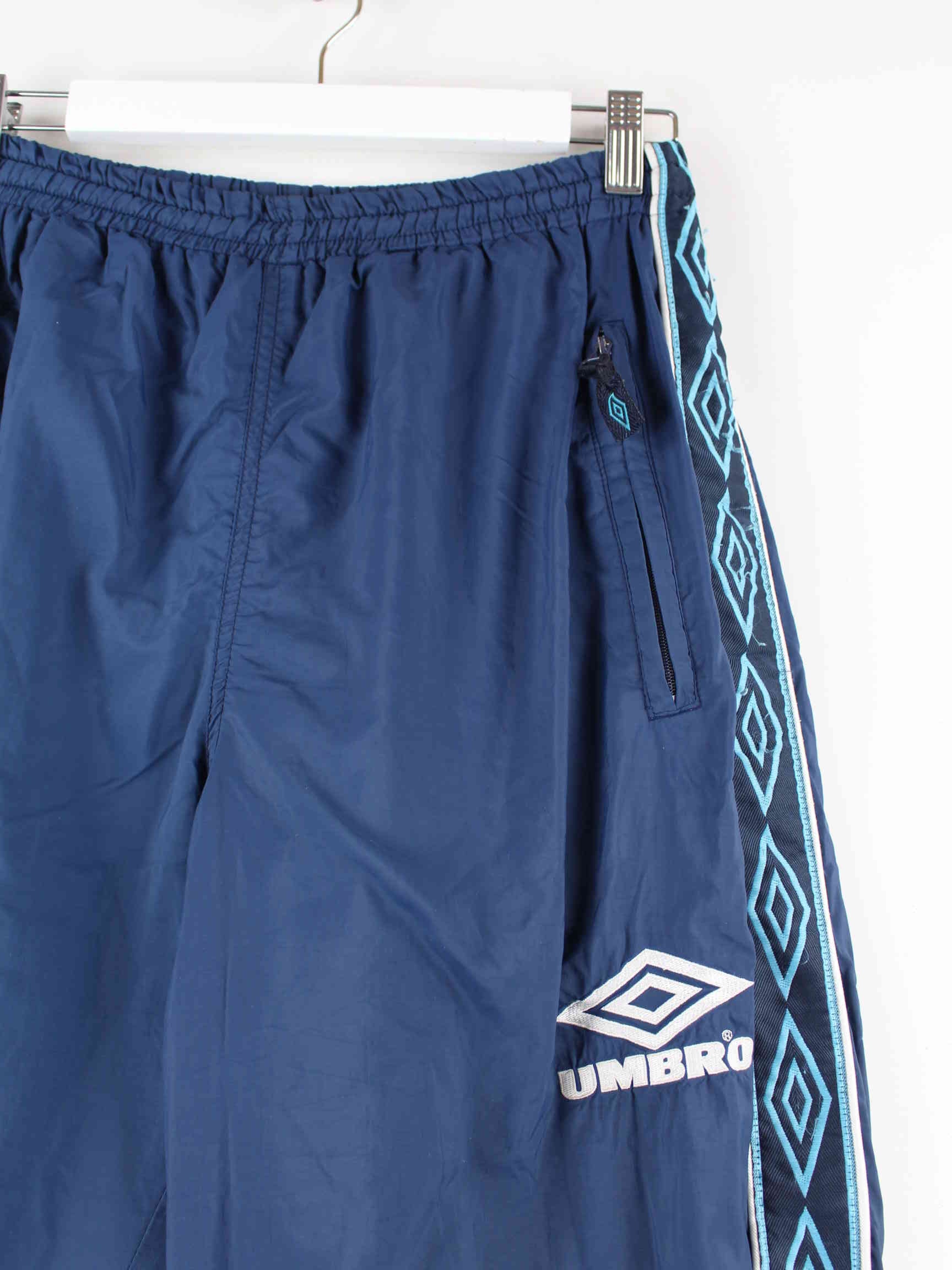 Umbro 90s Vintage Tape Track Pants Blau M (detail image 1)