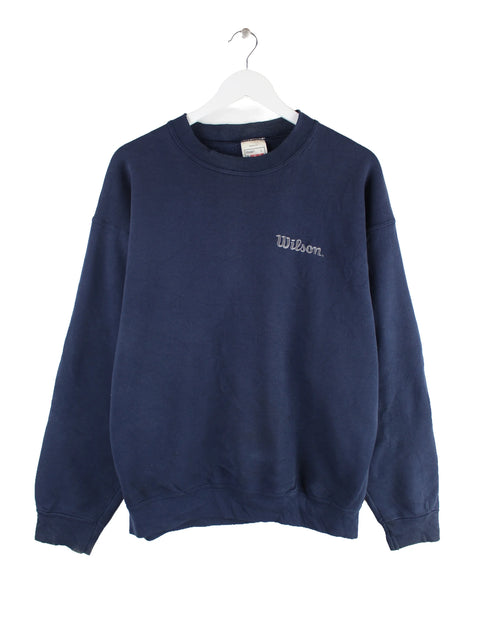 Wilson Basic Sweater Blau L