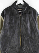 Vintage 90s Skipper Leder College Jacke Schwarz L (detail image 1)