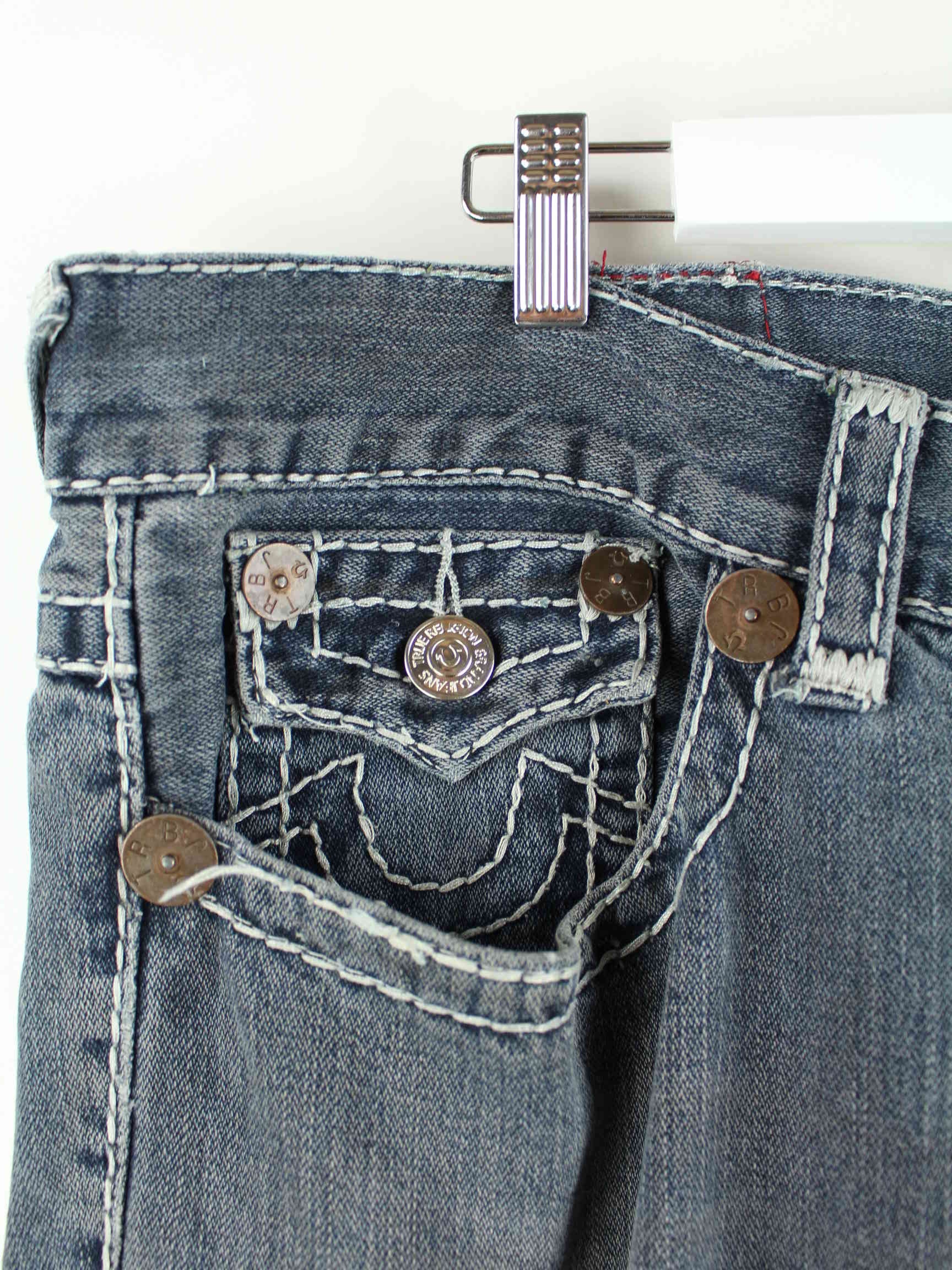 True Religion 90s Joey Super T Jeans Blau W40 L34 (detail image 3)