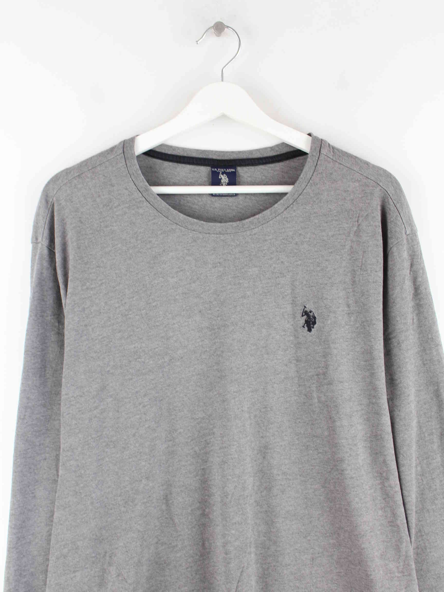 U.S. Polo ASSN. Embroidered Sweatshirt Grau L (detail image 1)