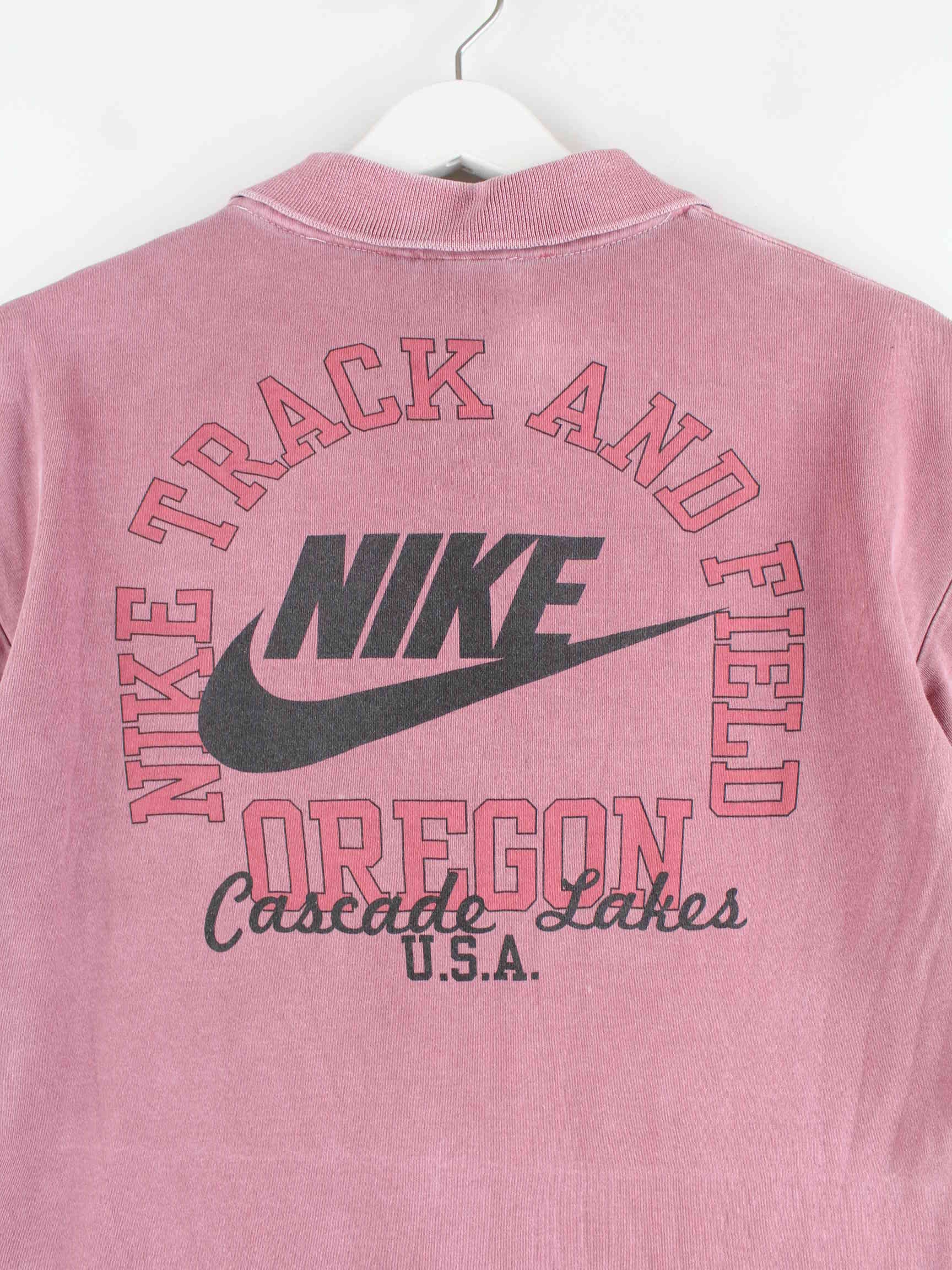 Nike 00s Oregon USA Print Polo Rosa M (detail image 1)