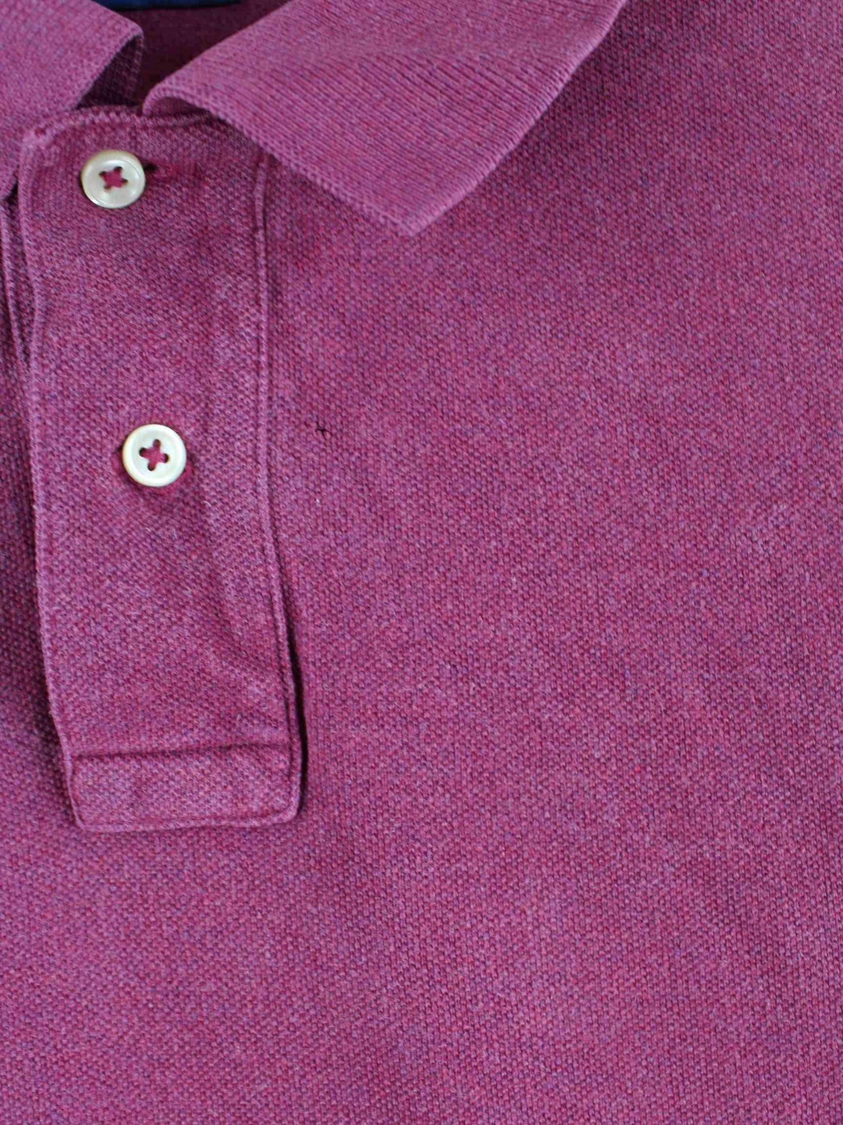 Ralph Lauren Custom Fit Heavy Polo Rot XXL (detail image 3)