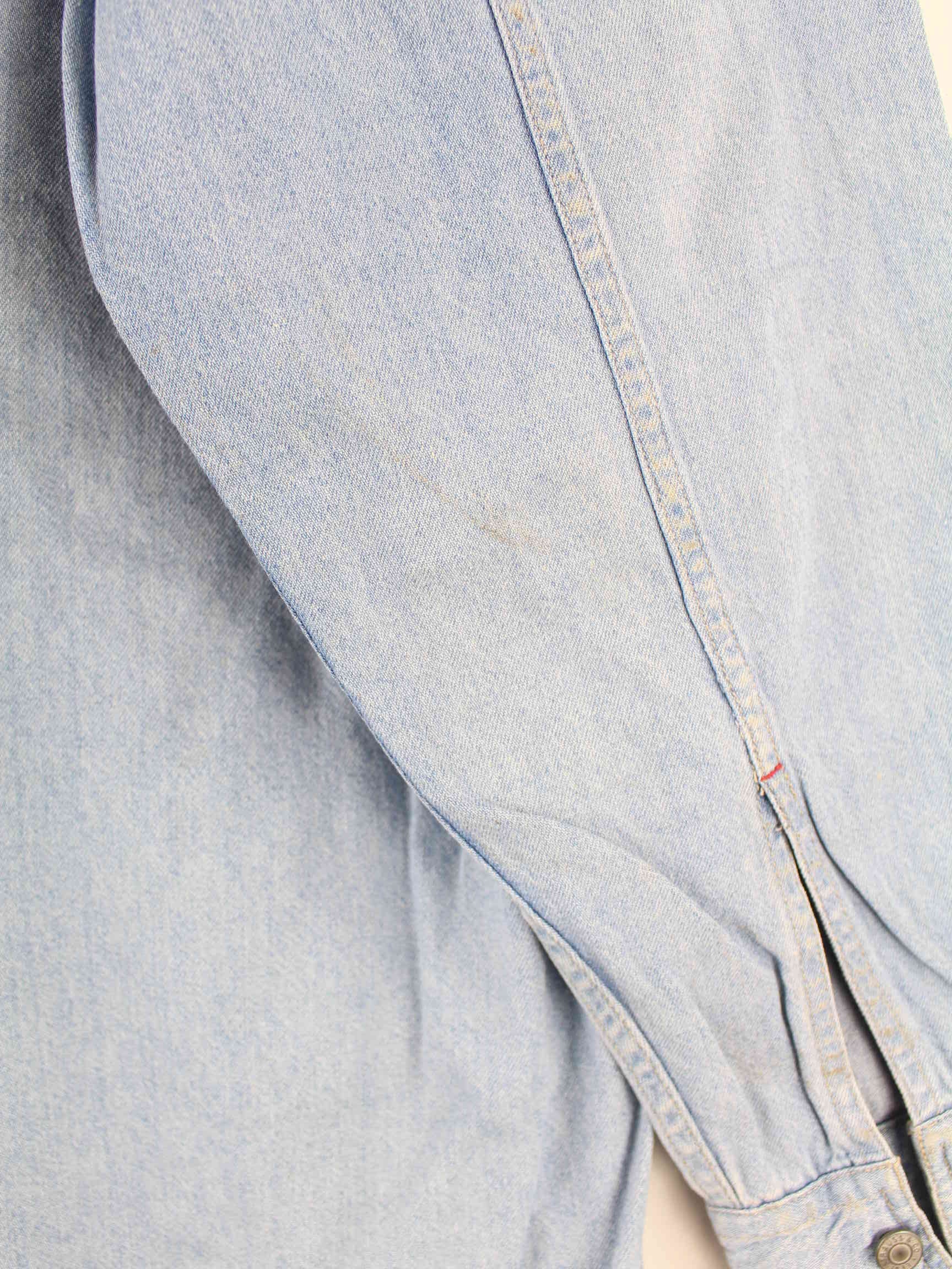 Levi's 90s Vintage Jeans Hemd Blau XL (detail image 6)