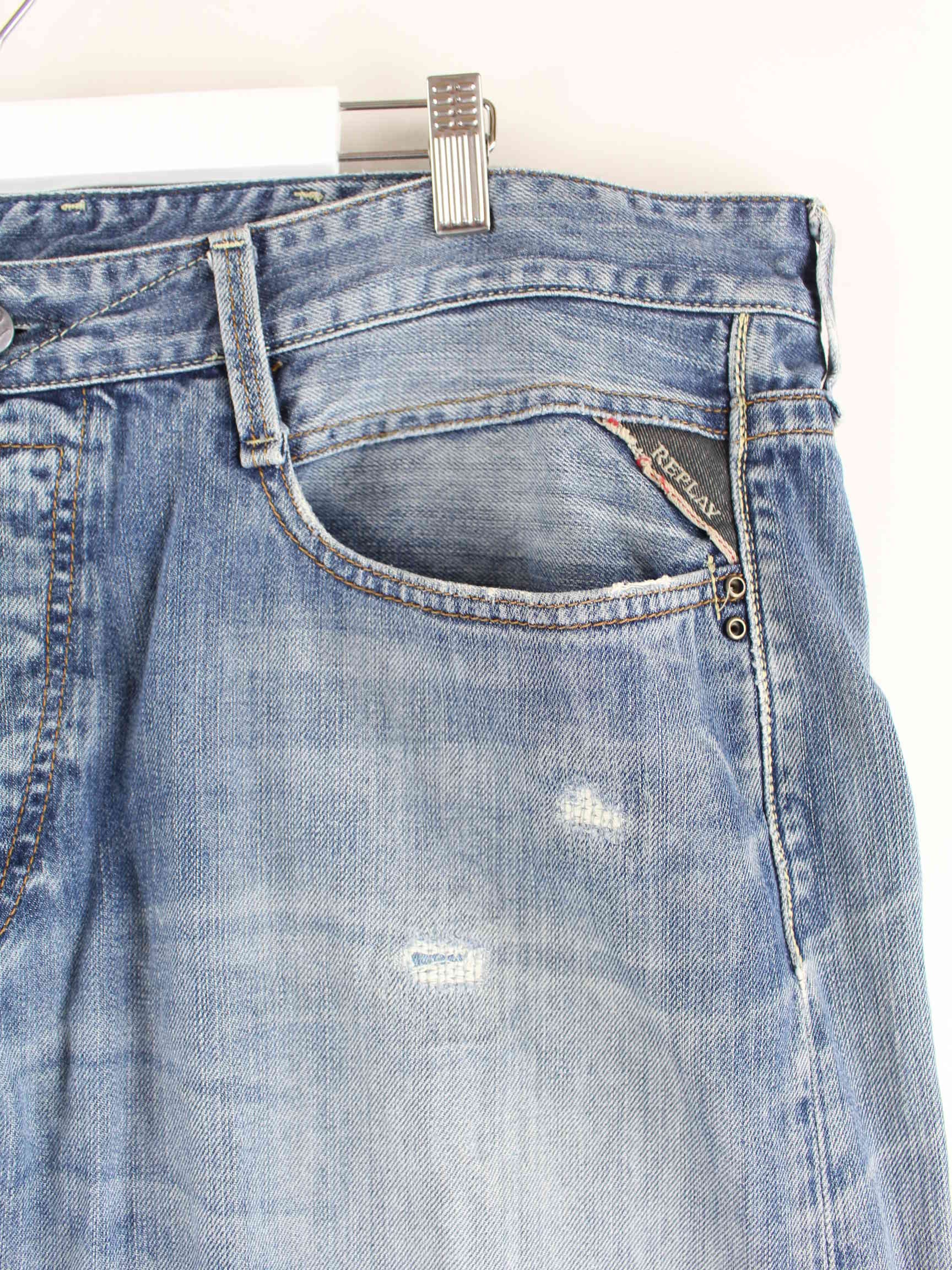 Replay Used Jeans Blau W38 L34 (detail image 1)