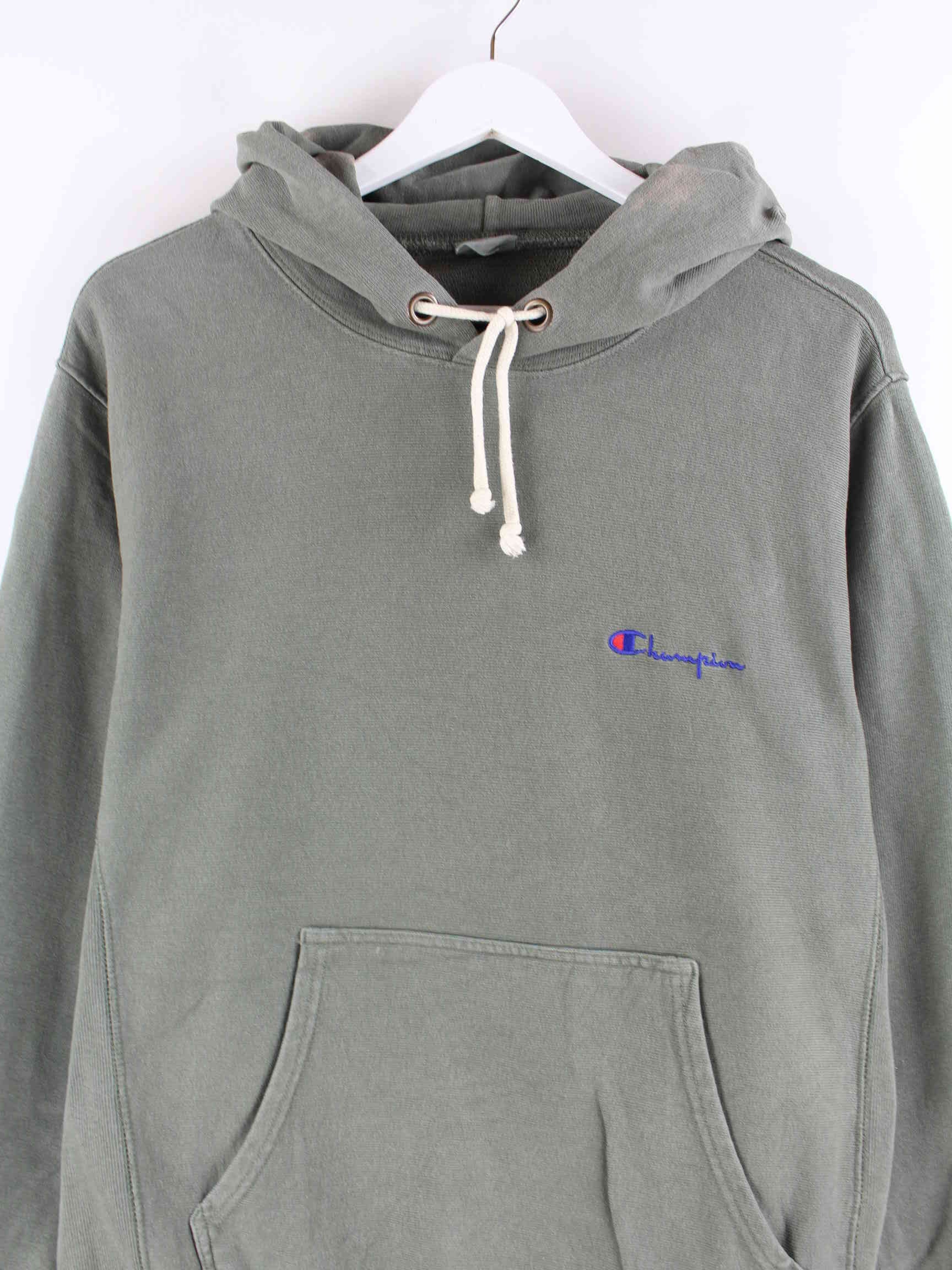 Champion y2k Reverse Weave Hoodie Olive L (detail image 1)