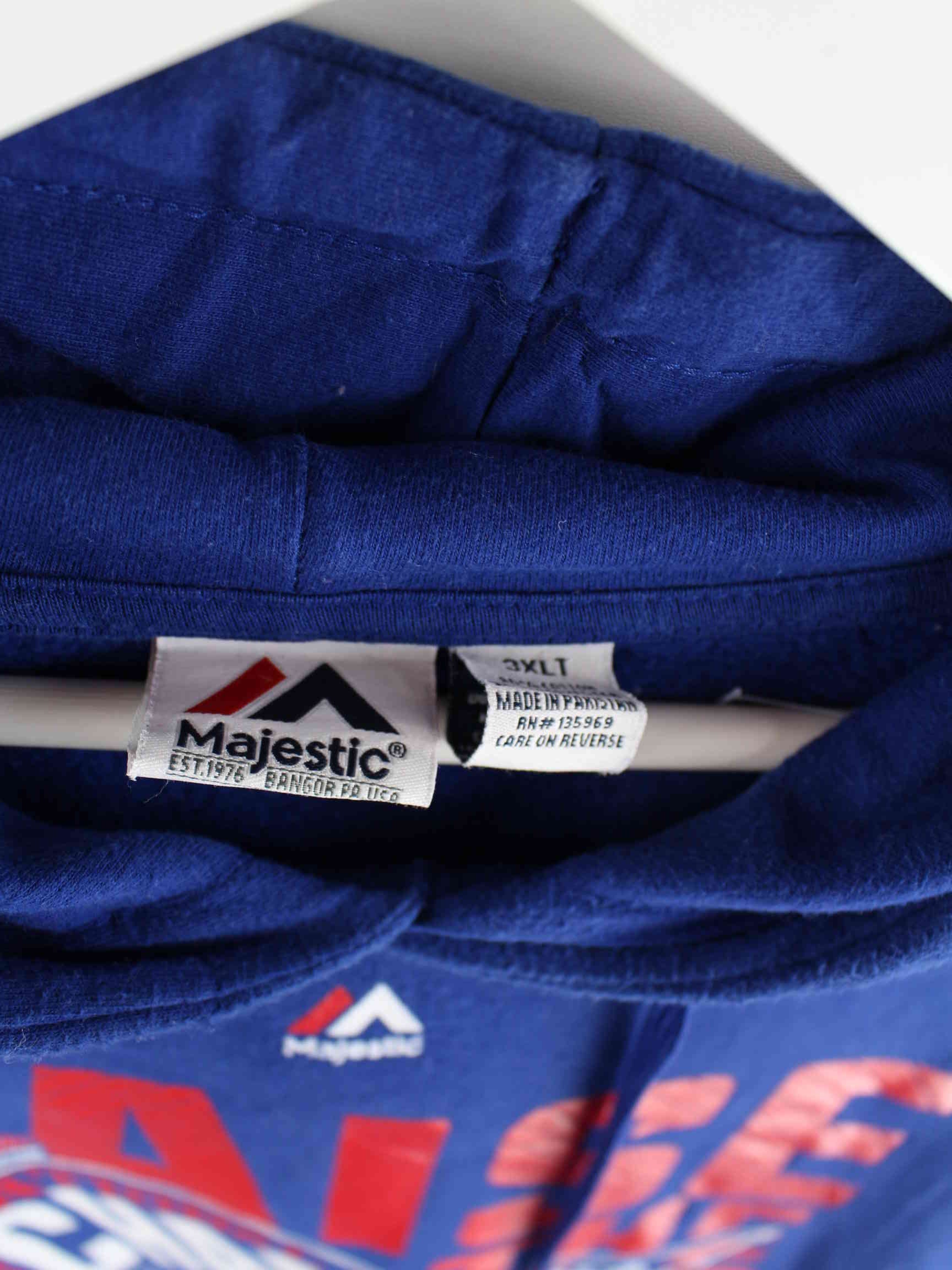 Majestic MLB Cubs Print Hoodie Blau 3XL (detail image 2)